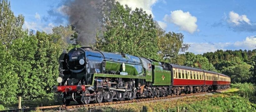 ‘End of Southern Steam 50’: Five Light Pacifics for Swanage Railway’s Bulleid bonanza…