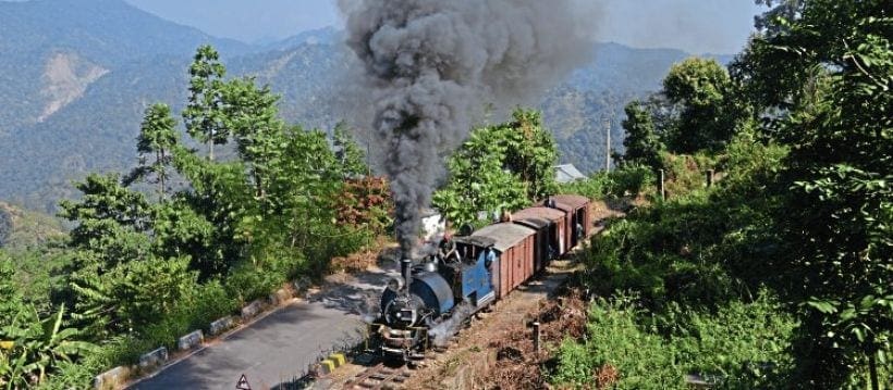 History as freight runs on  the Darjeeling Himalaya!