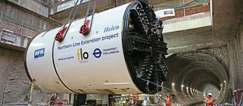 Tunnel boring machines ready for Northern Line extension