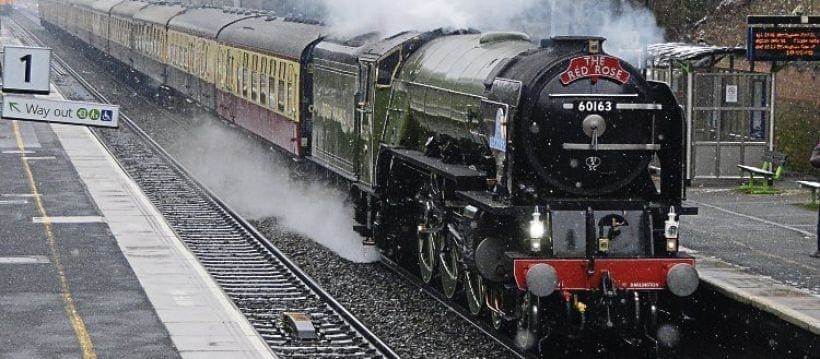 ‘B1’ and 76084 pair up for ‘Whitby Flyer’ from York