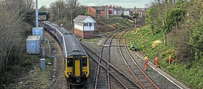 Blackpool electrification work reveals Poulton semaphores