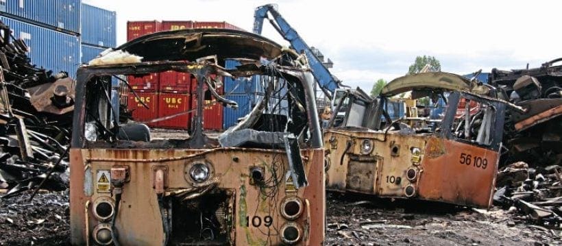 Stockton firm ends its  loco-scrapping operation