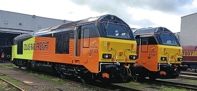 Bright outlook for Colas Class 67s released by Toton