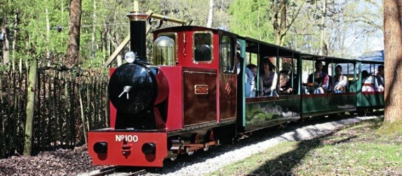 Keef No. 100 heads to revamped Wellington Country Park Railway