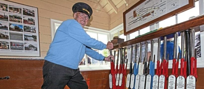 Ex-Bundoran Junction cabin reopened at Downpatrick