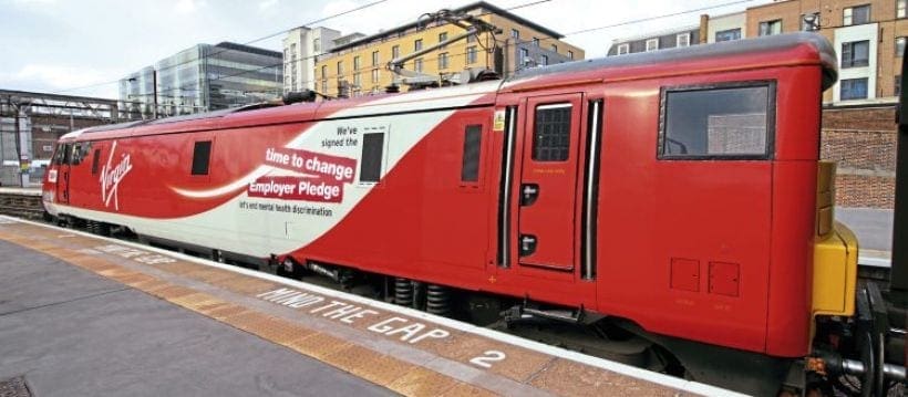 Virgin East Coast loco aims to highlight mental health issues