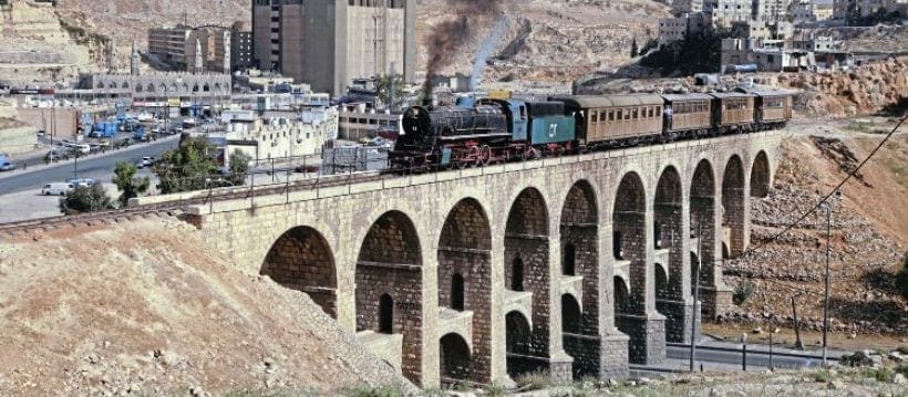 British groups run complex railtour in Jordan