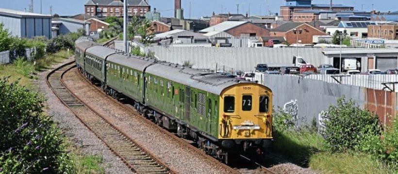 Hastings DEMU enjoys trouble-free journey to the Lincolnshire coast