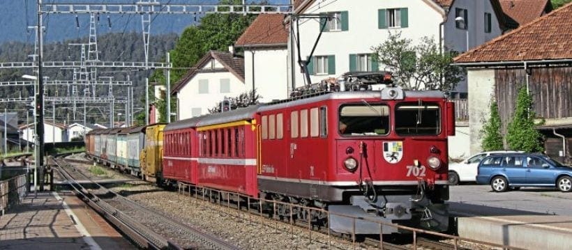 70-year-old electric locos help build new tunnel under the Alps