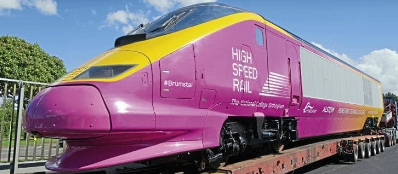 Eurostar power cars arrive at High Speed Colleges