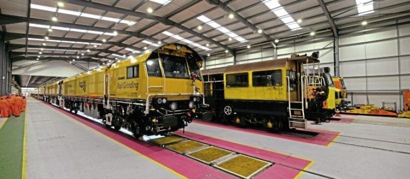 Network Rail unveils new rail grinders