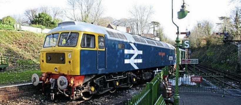 Celebrity Type 4 arrives at the Watercress Line