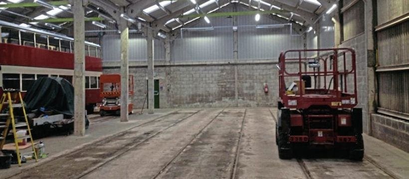 Depot refurbishment gets underway at Crich