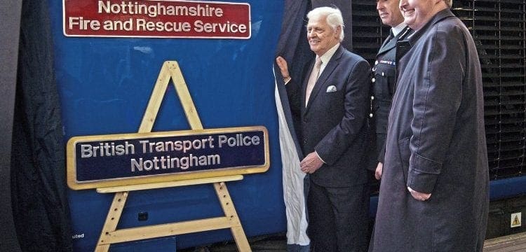 Ex-Grand Central HST named after Nottingham fire heroes