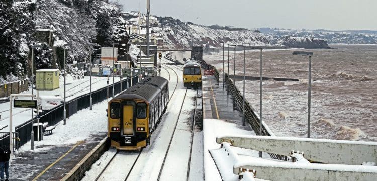 Passengers marooned on trains across UK as ‘Beast from the East’ creates Arctic challenge