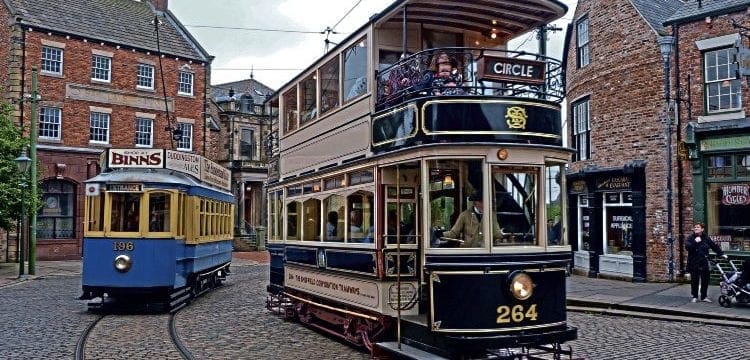 Trams circumnavigate the globe at Beamish museum!