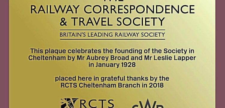 90th anniversary of RCTS marked at Cheltenham