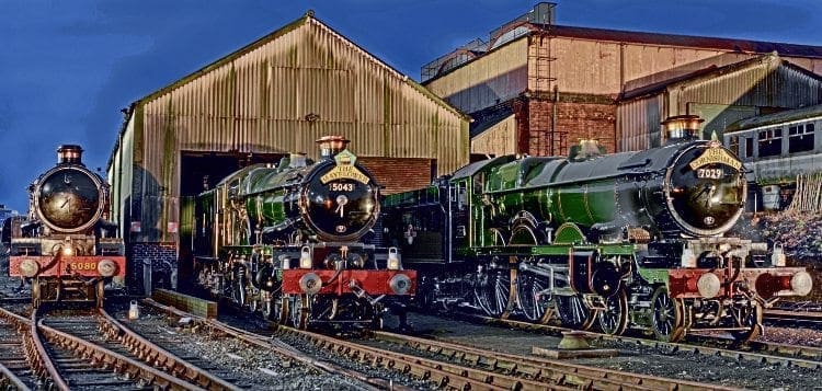 Triple ‘Castles’  on show at  Tyseley: Share offer brings Vintage Trains’ TOC status “incredibly close”