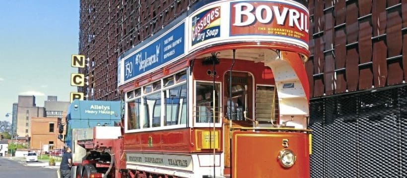 Stockport tram goes home for one day only
