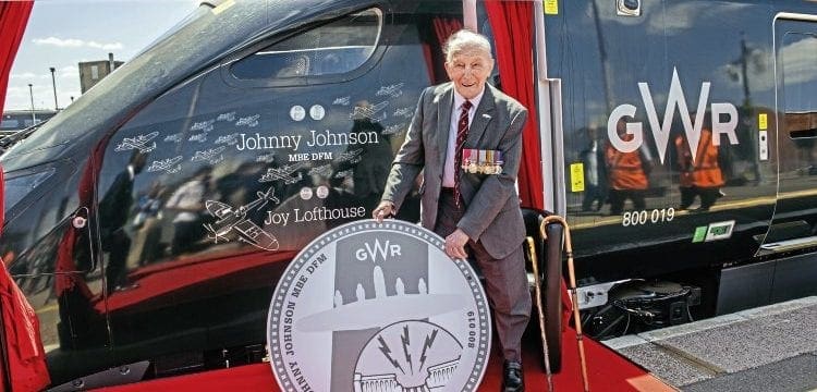 Dambusters survivor ‘Johnny’ names GWR IET to commemorate RAF centenary