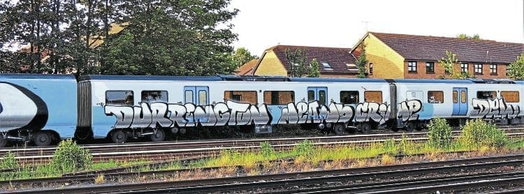 Graffiti artists killed by train
