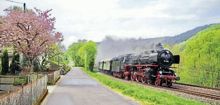 Nine steam locos at German ‘Dampfspektakel’ festival