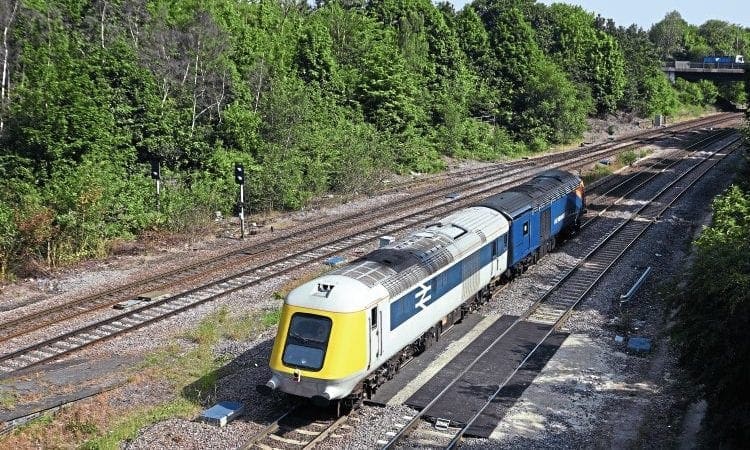 HST prototype power car receives first-class attention