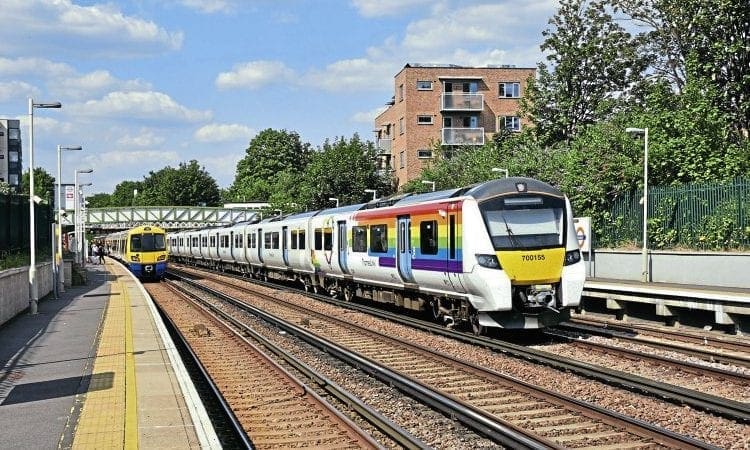 Rainbow branding for Thameslink Class 700