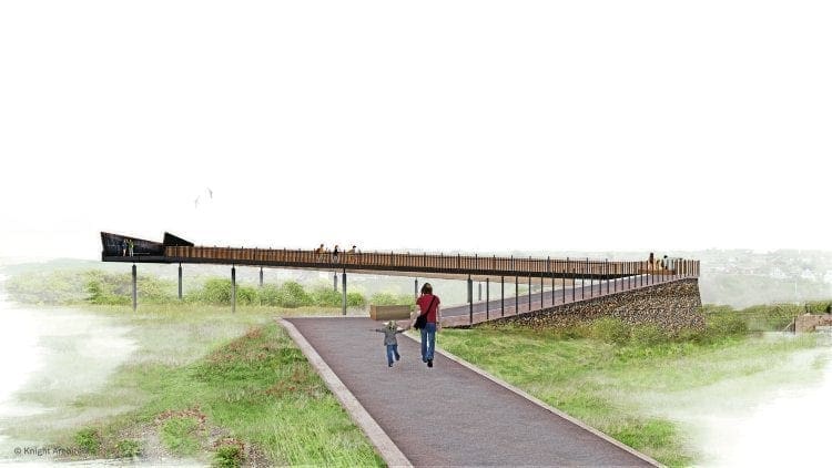 Bespoke footbridge for South Downs park site