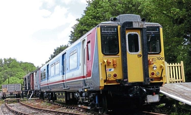Unique multiple unit at East Kent Railway