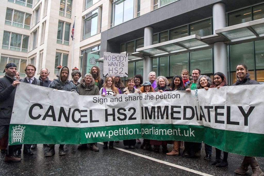 HS2 protesters