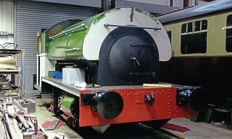 Peckett Hornet for 2020 Ribble Steam Railway debut