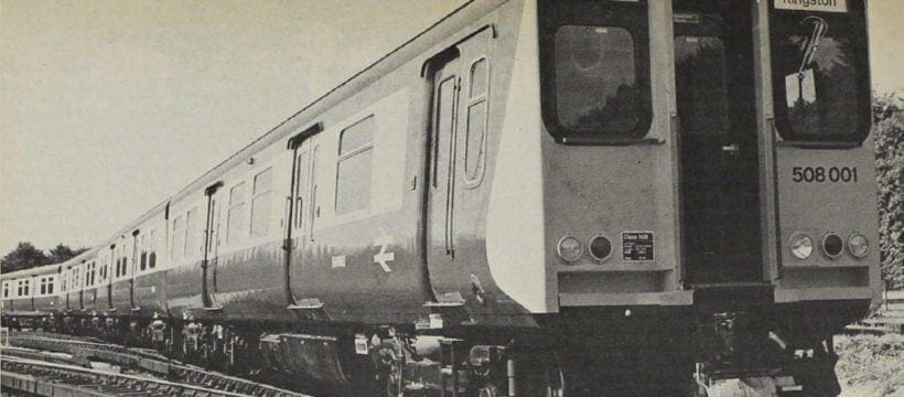 From the archive: First batch of class “508” electric multiple-units in service