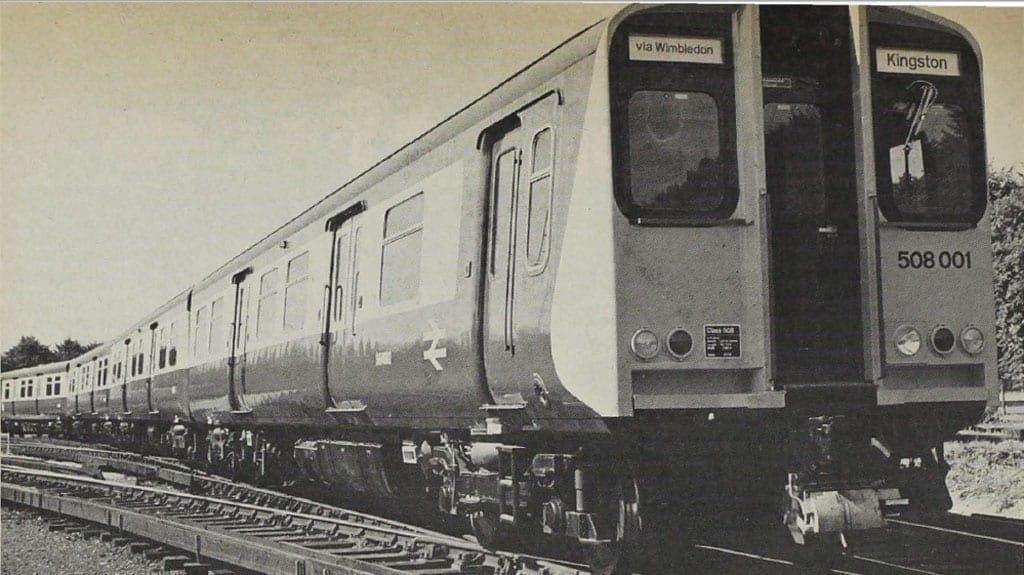 First of the Southern's four-car class "508" units