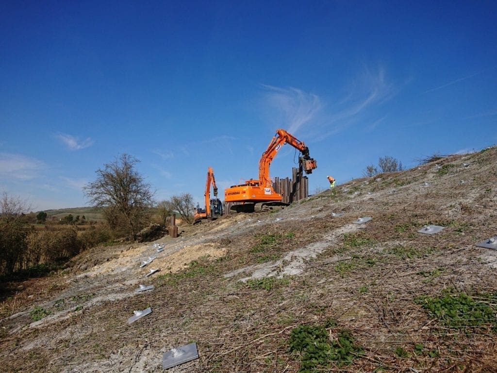 Repairs on the Gloucestershire Warwickshire Railway.