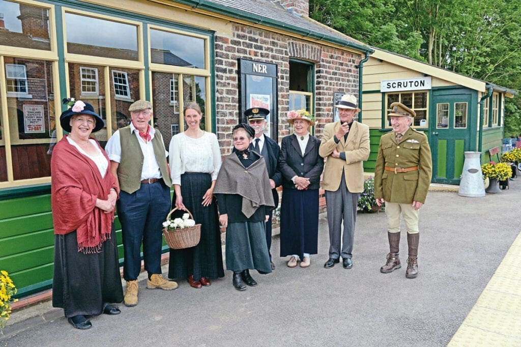 Scruton station was restored from a derelict state in 2014. Photo: Virginia Arrowsmith