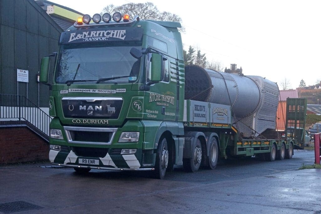 4930 Hagley Hall boiler delivered to SVR