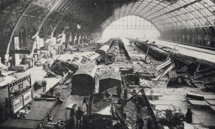 From the archives: Air raid damage and British non-stop runs in wartime