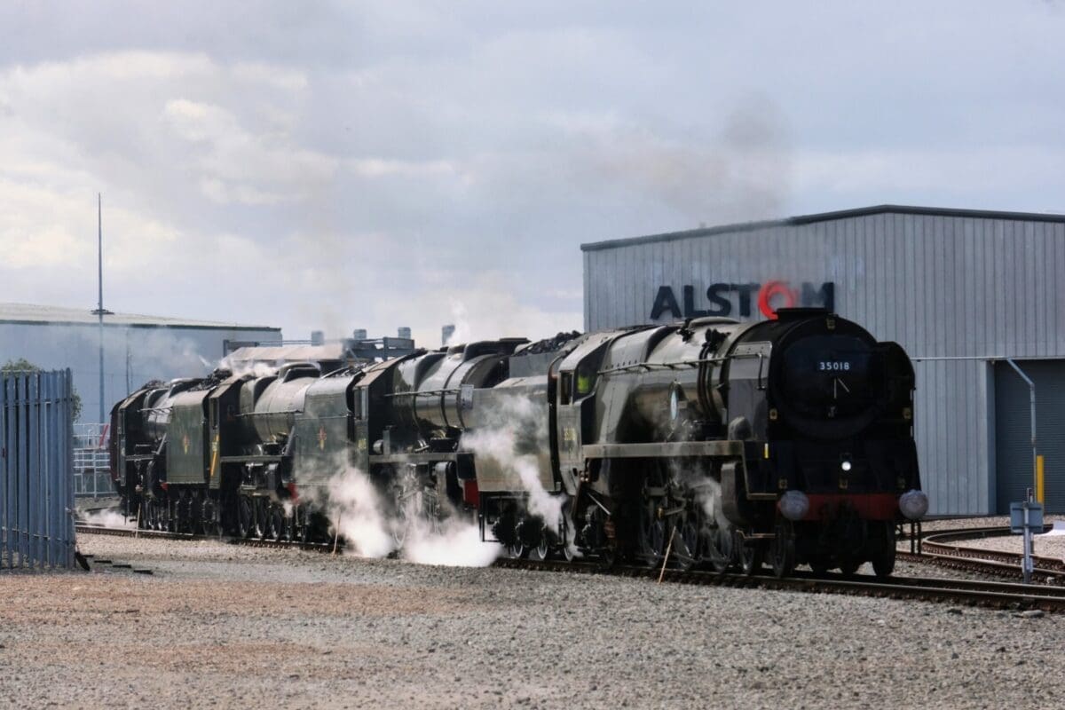 Iconic locomotives depart Derby following world’s largest railway festival