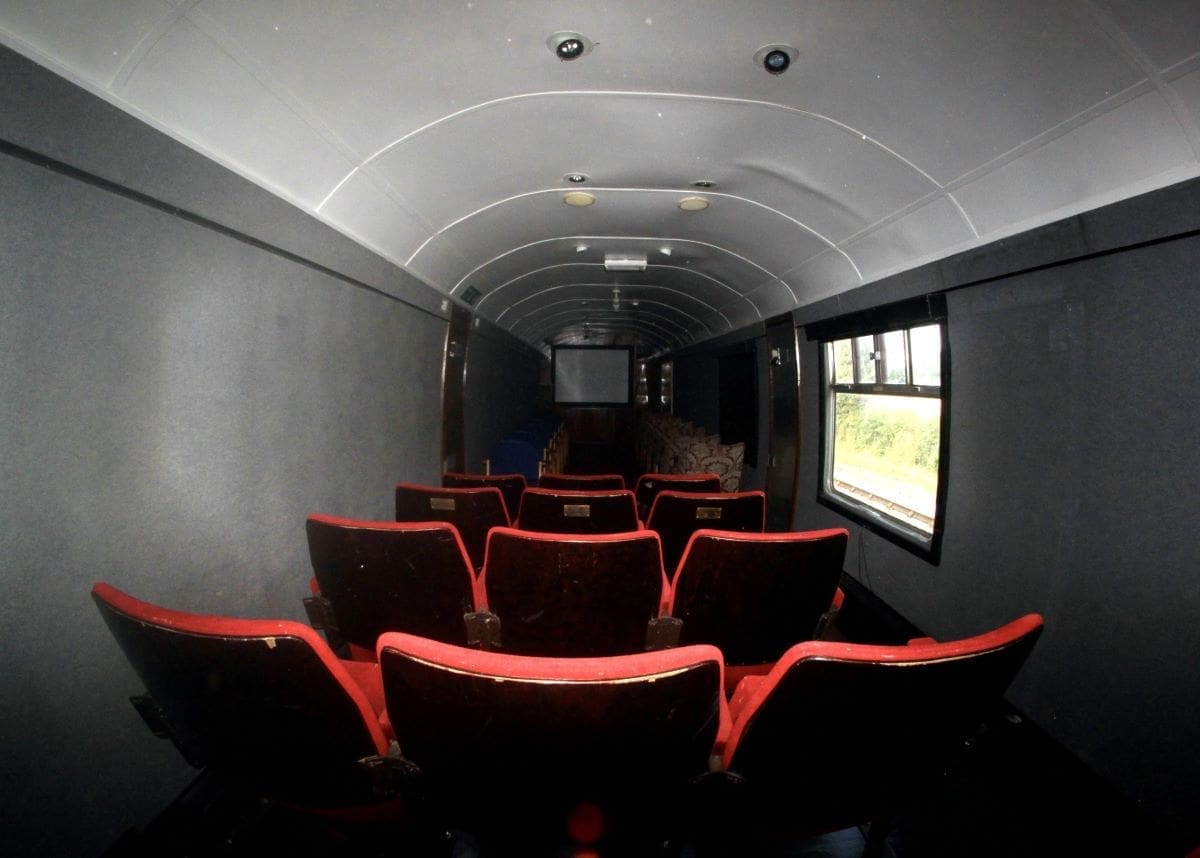 UK’s last cinema carriage to screen first film in 37 years after restoration
