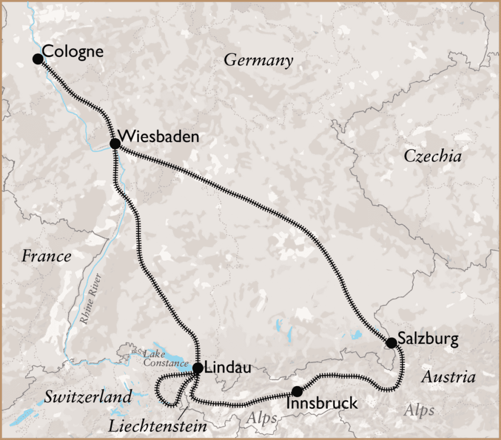 Alpine Belle Route Map