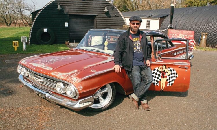 Phil King with his 1960 Chevy Biscayne