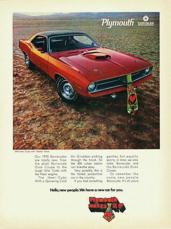 1970 Barracuda ad