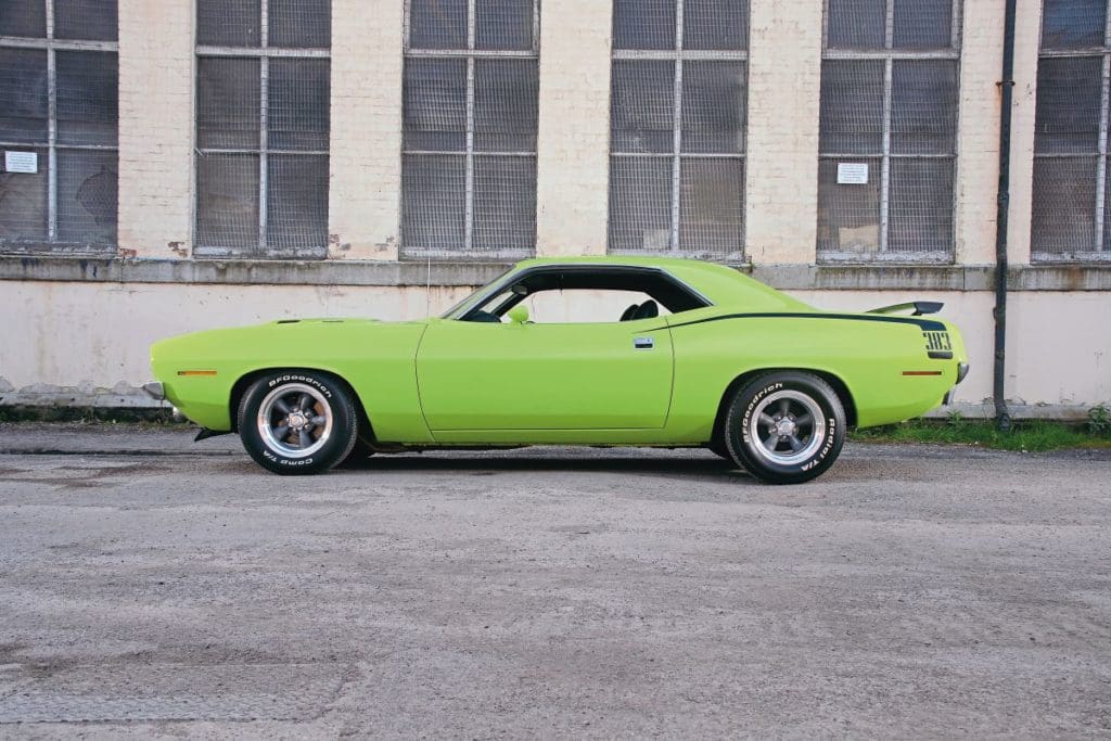 1970 Plymouth Barracuda from the side