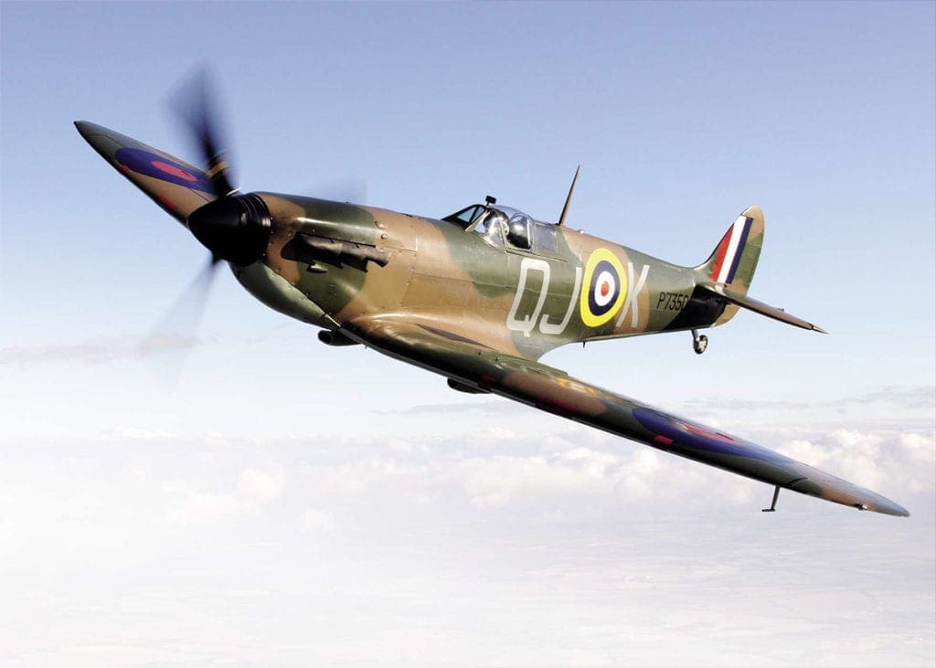 P7350 wearing its newly applied QJ-K paint scheme in October 2009, shortly after its major overhaul by the Aircraft Restoration Company at Duxford. Andrea Featherby