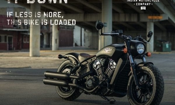 Be one of the first to ride the Indian Scout Bobber!