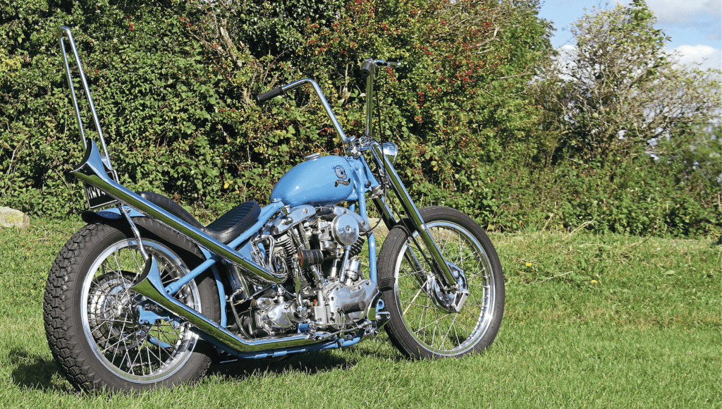 Old school shovelhead sales chopper