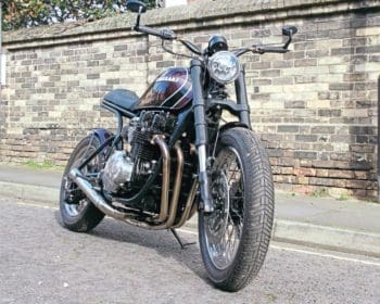 With the current fashion for doing up older Japanese bikes, particularly Kawasaki Zeds, Suzuki GSs and GSXs, and Yamaha RDs and YPVSs, in a ‘restomod’ (restored and modernised) style, it’s good to see that some out there don’t slavishly follow the herd…