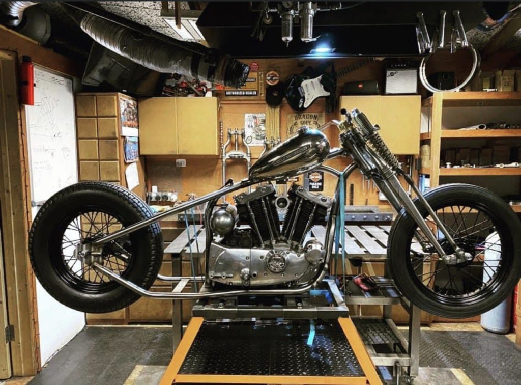 81 Ironhead in shed