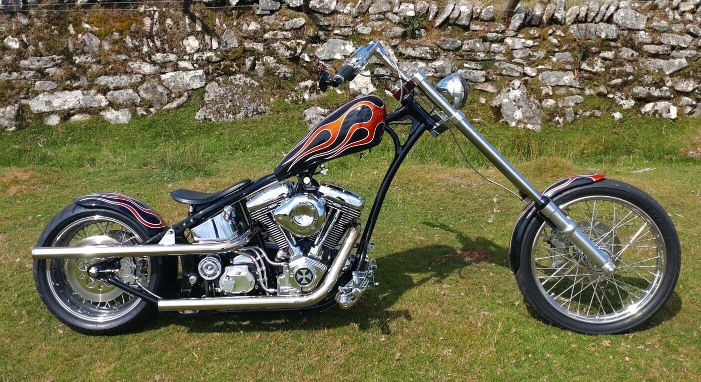 1988 Harley 100ci Softail Chop – “The Baron” | Brag Your Bike